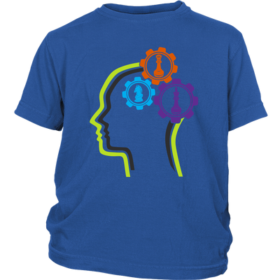 Chess in the mind - Chess Gears - Youth T-Shirt