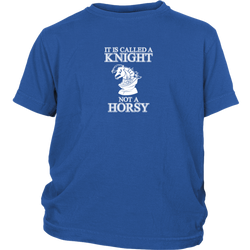 It's called a Knight, not a horsy! - Youth T-Shirt