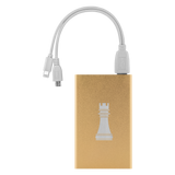 Chess Rook laser etched Lithium-Ion power bank