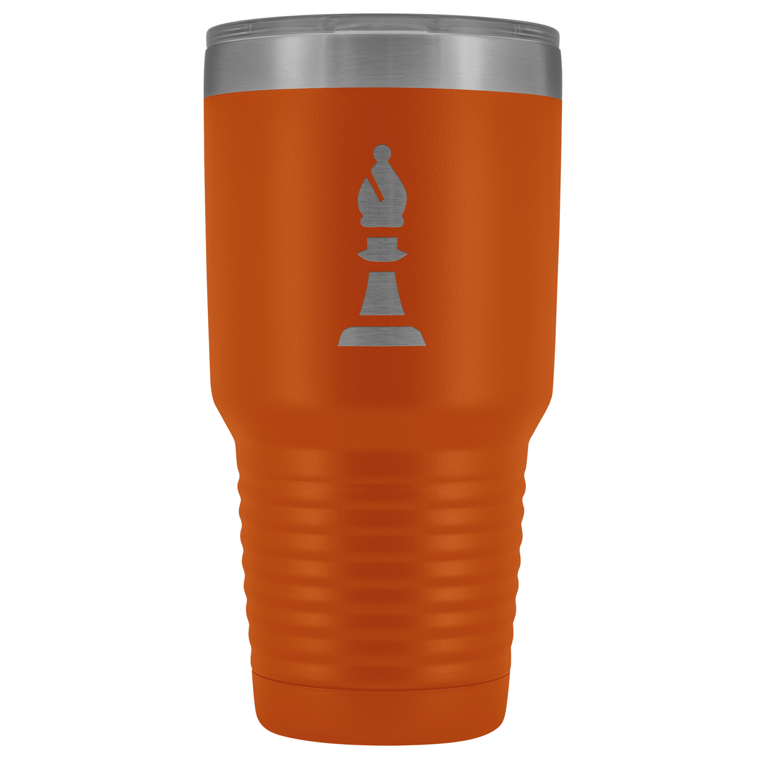 Laser etched bishop 30 Ounce stainless steel Vacuum insulated hot and cold beverage Tumbler