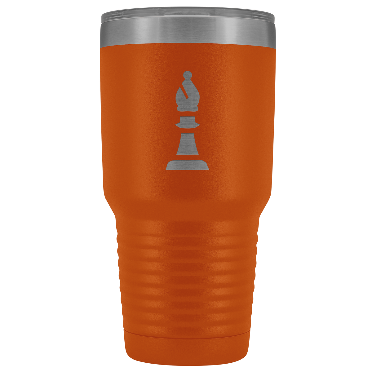 Laser etched bishop 30 Ounce stainless steel Vacuum insulated hot and cold beverage Tumbler