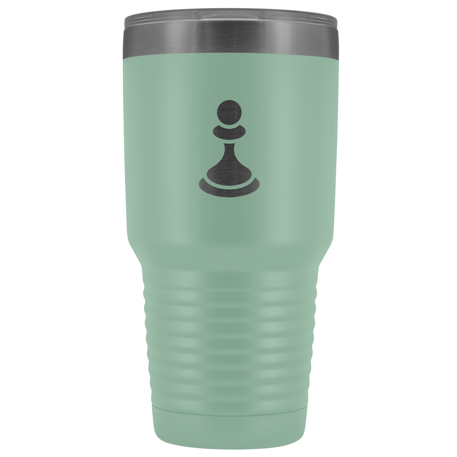 Laser etched Pawn 30 Ounce stainless steel Vacuum insulated hot and cold beverage Tumbler