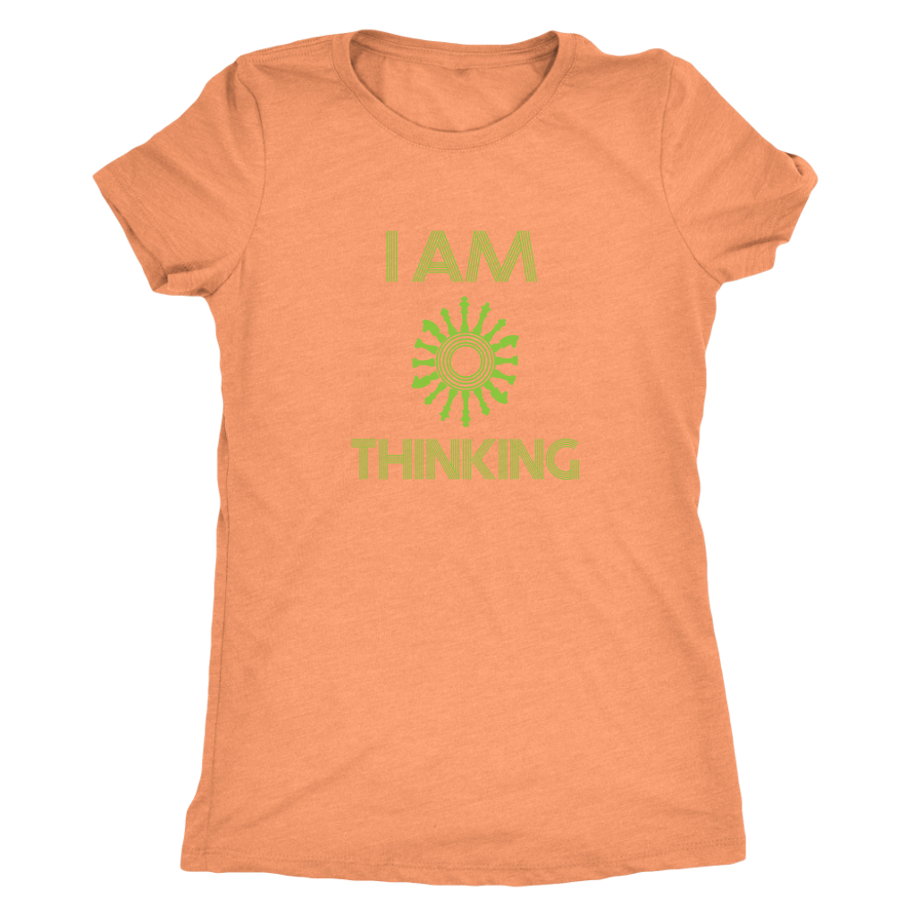 I am thinking - chess wait slow loading clock - Triblend T-Shirt