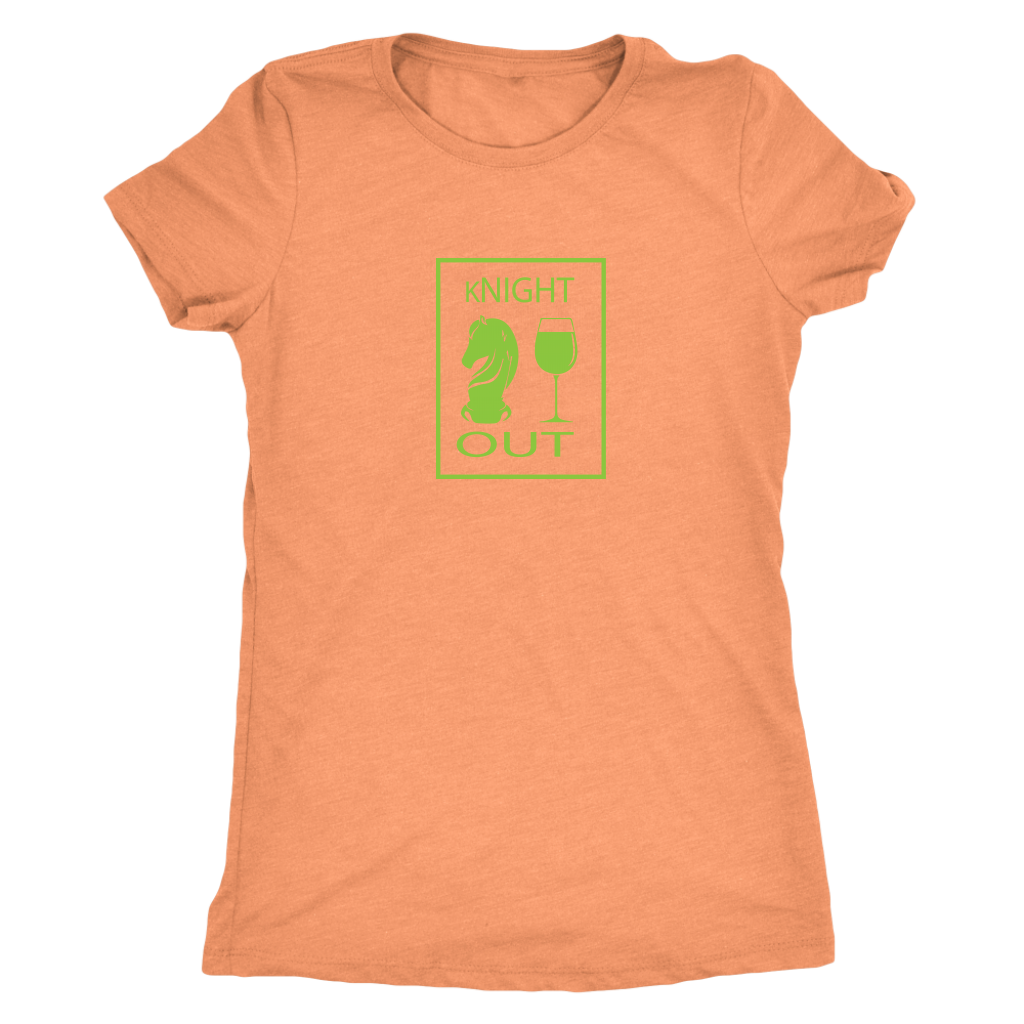 kNIGHT OUT - Triblend Chess T-Shirt