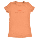 I only speak chess - Triblend T-Shirt