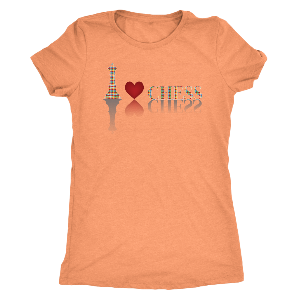 I heart chess - Triblend T-Shirt