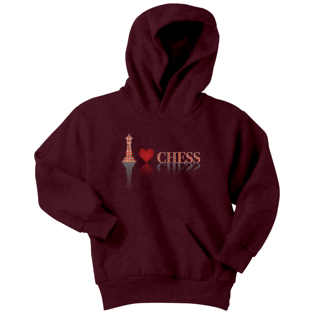I heart chess - Youth hoodie