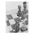 Chess board and pieces sketch hardcover journal