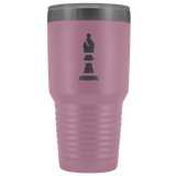 Laser etched bishop 30 Ounce stainless steel Vacuum insulated hot and cold beverage Tumbler