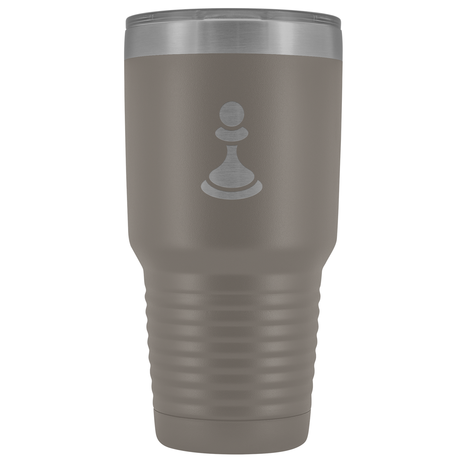 Laser etched Pawn 30 Ounce stainless steel Vacuum insulated hot and cold beverage Tumbler