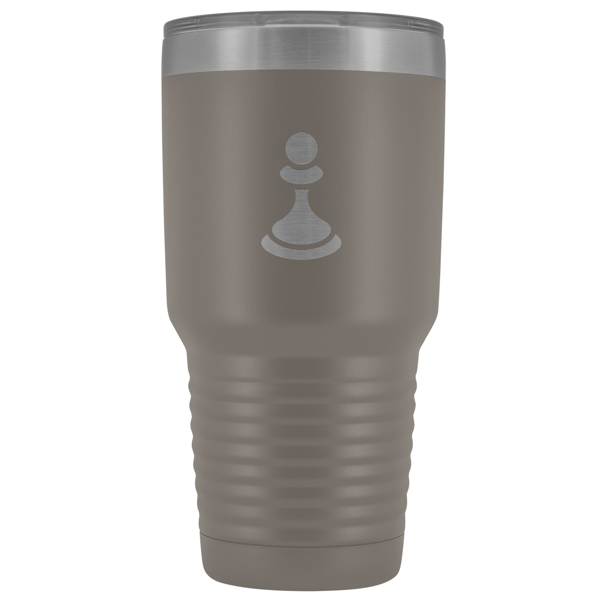 Laser etched Pawn 30 Ounce stainless steel Vacuum insulated hot and cold beverage Tumbler