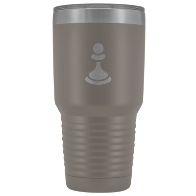 Laser etched Pawn 30 Ounce stainless steel Vacuum insulated hot and cold beverage Tumbler