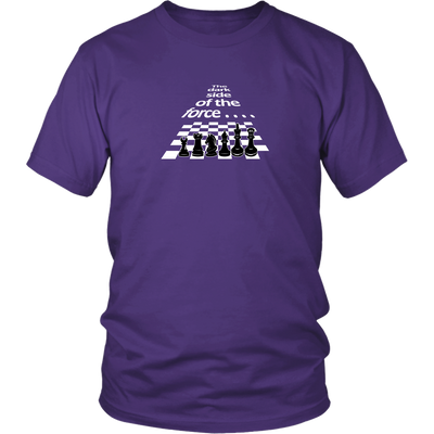 The dark side of the force - Chess pieces - Unisex T-Shirt