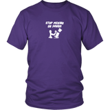 Stop picking on pawns! - Adult Unisex T-Shirt