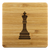 Chess King Bamboo Coaster