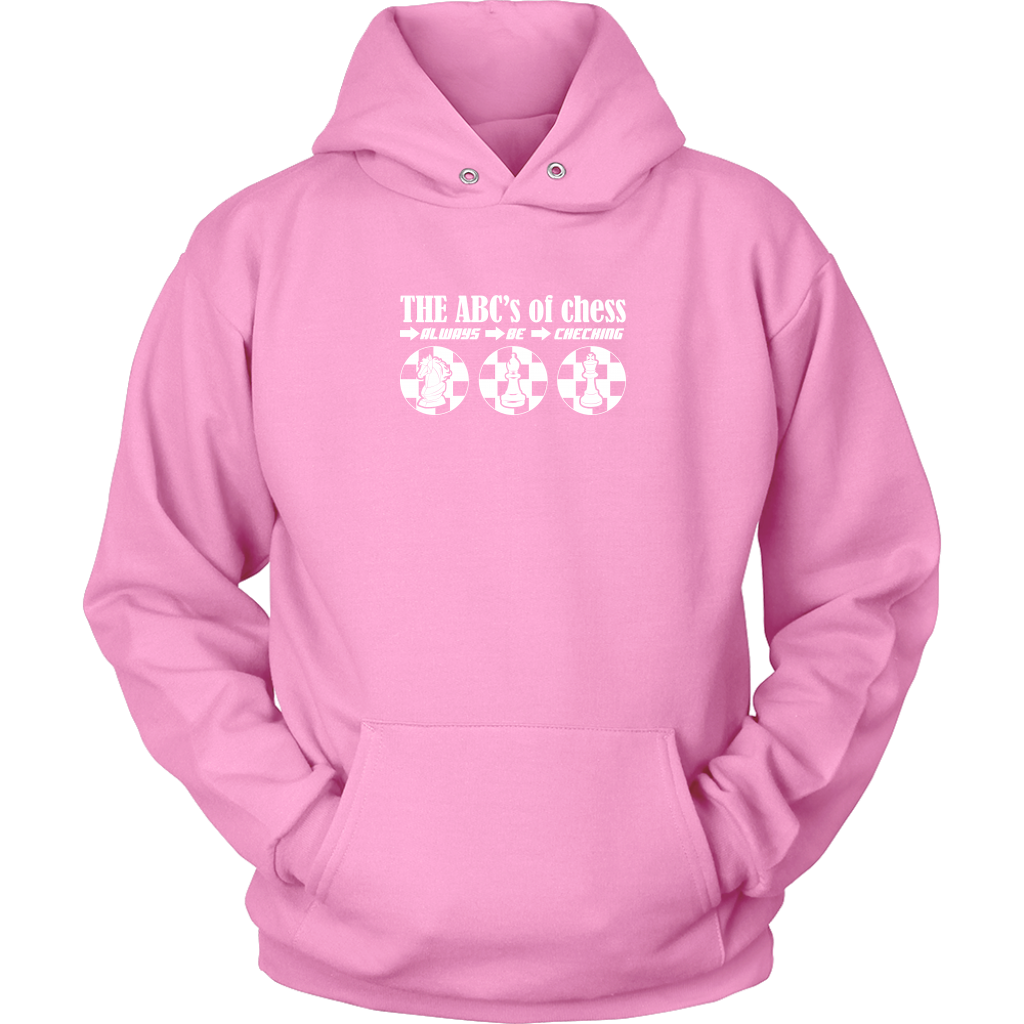 The ABC's of Chess - Always Be Checking - Adult Unisex Hoodie