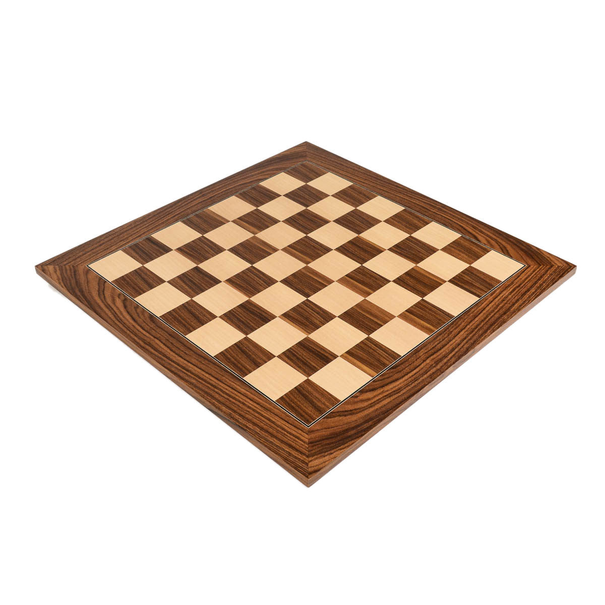 Deluxe Santos Palisander Wood Chess Board 2.125