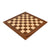 Deluxe Santos Palisander Wood Chess Board 2.125" Squares