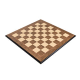 Walnut Wood Chess Board - Decorative Edge with 2" Squares