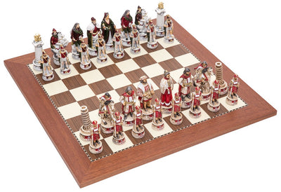 Pisa and Venice Chessmen & Champion Board