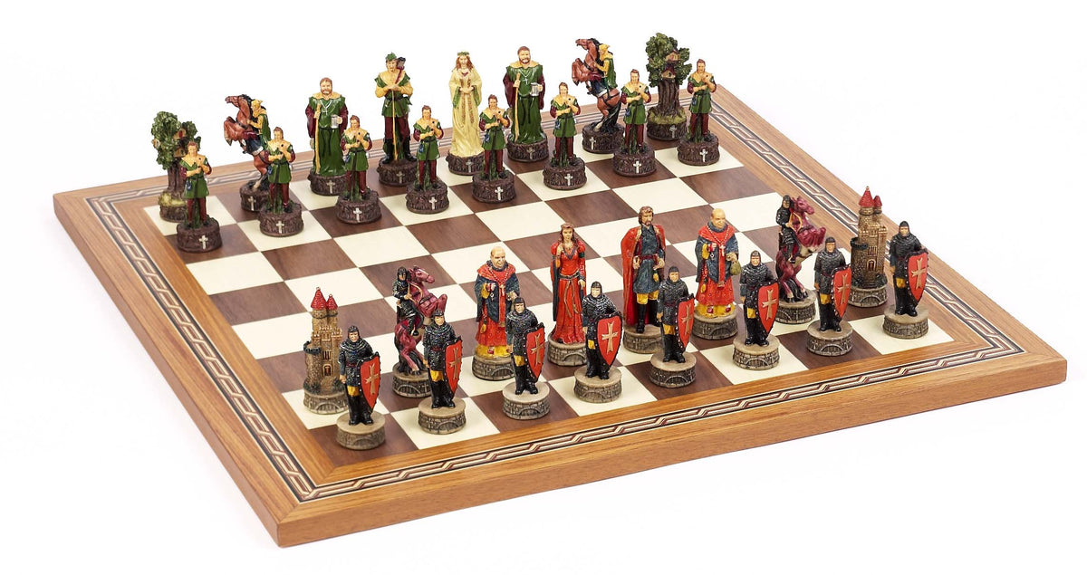 Robin Hood Mosaic Chess Set