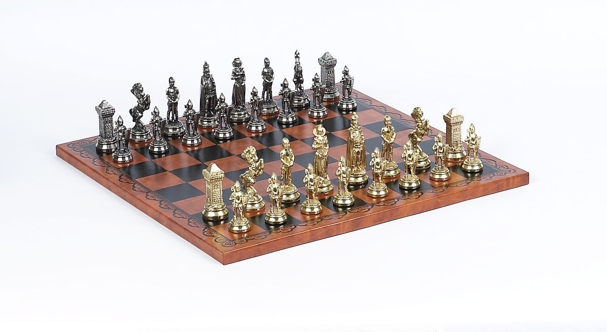 Victorian Leatherette Chess Set