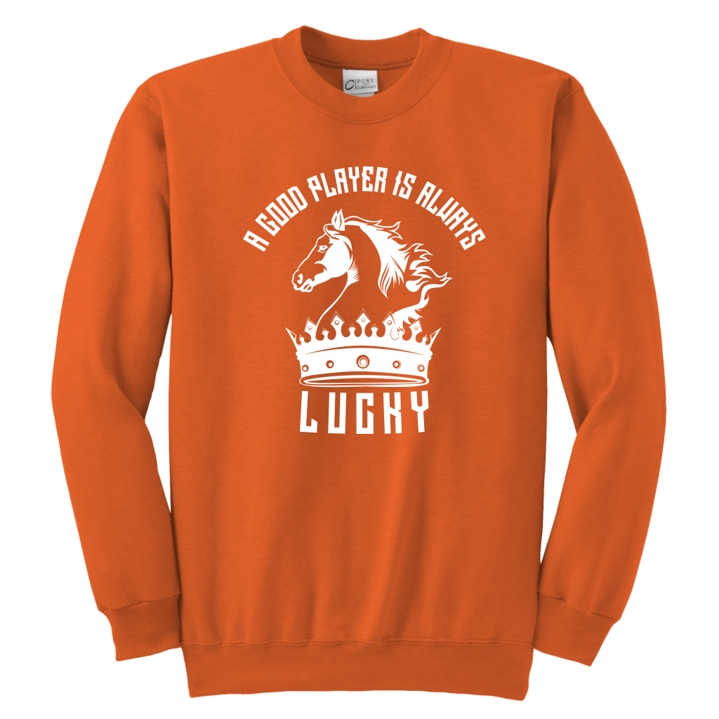 A good player is always lucky - Youth Unisex Sweatshirt