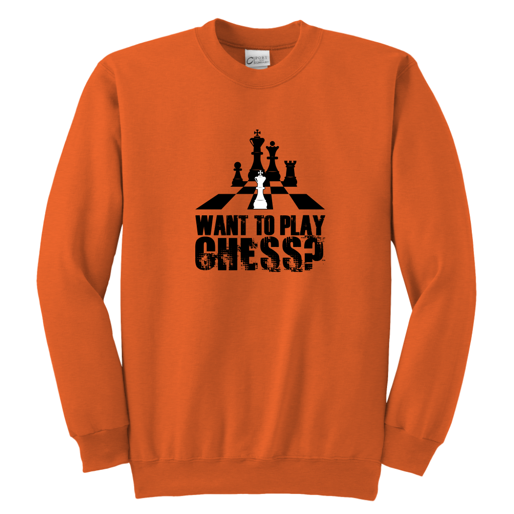 Want to play chess? - Youth Unisex Sweatshirt