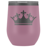 Queen Tiara Laser etched Wine Tumbler