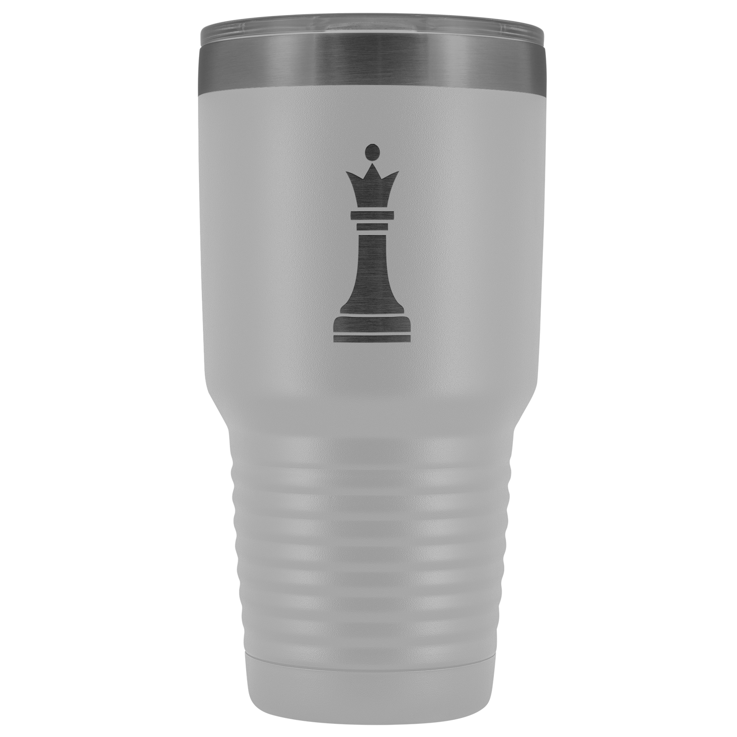 Laser etched Queen 30 Ounce stainless steel Vacuum insulated hot and cold beverage Tumbler