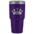 Laser etched Queen Tiara 30 Ounce stainless steel Vacuum insulated hot and cold beverage Tumbler