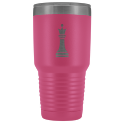 Laser etched Queen 30 Ounce stainless steel Vacuum insulated hot and cold beverage Tumbler