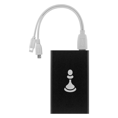 Chess Pawn laser etched Lithium-Ion power bank