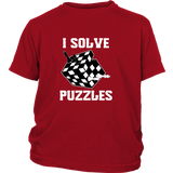 I solve puzzles - Youth chess T-Shirt