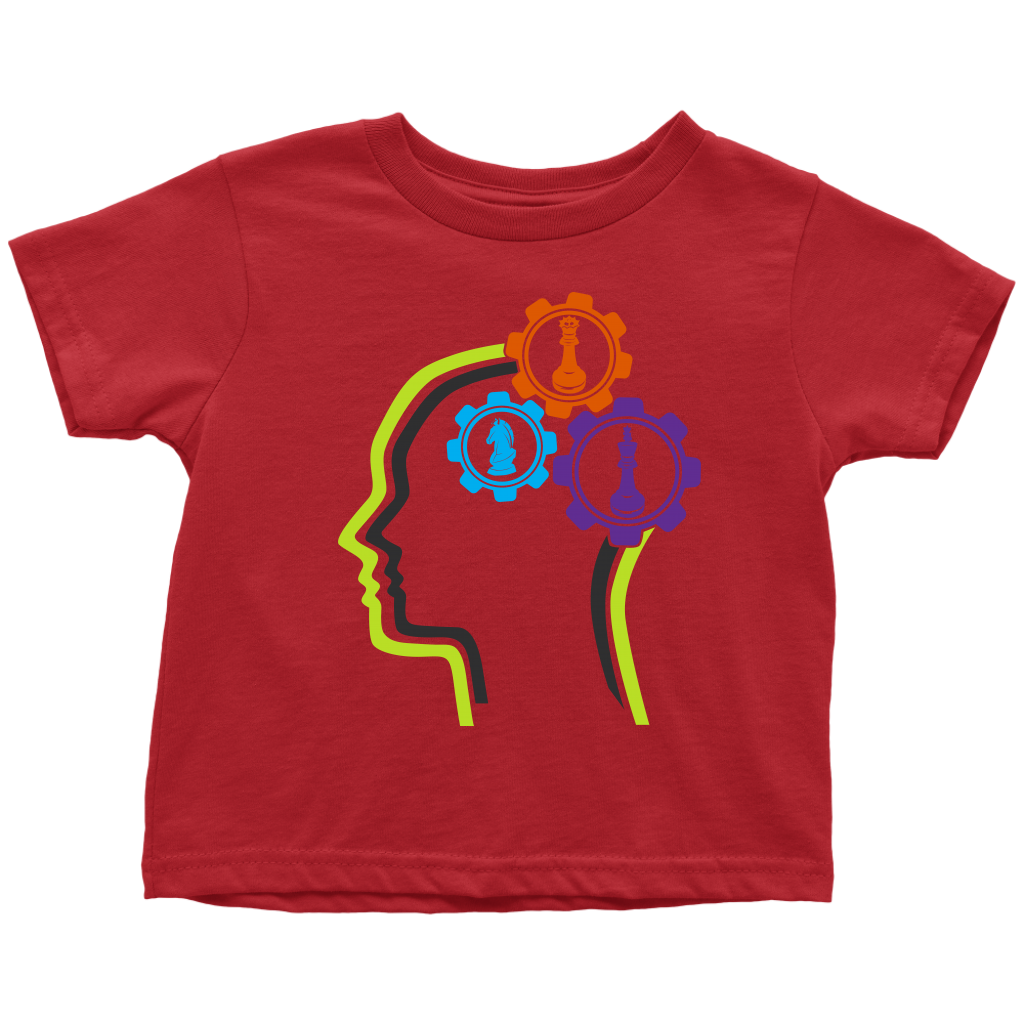 Chess in the mind - Chess Gears - Toddler T-shirt